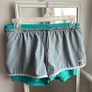 Nike shorts with spandex